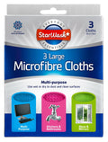 DLUX MULTI PURPOSE MICROFIBRE CLOTHES PACK OF 3