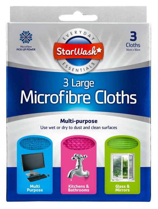 DLUX MULTI PURPOSE MICROFIBRE CLOTHES PACK OF 3