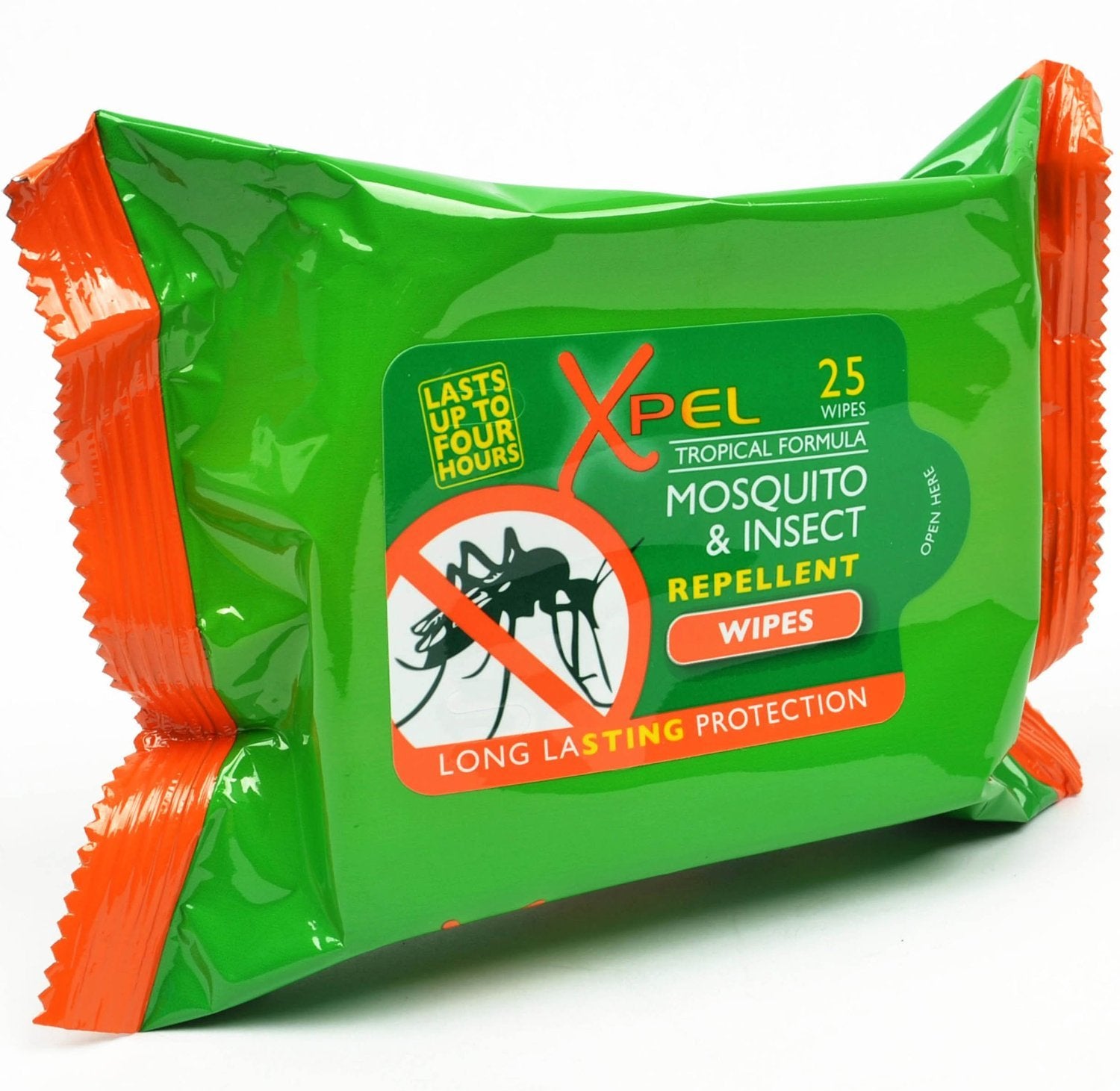 XPEL MOSQUITO & INSECT REPELLENT WIPES 25 PACK