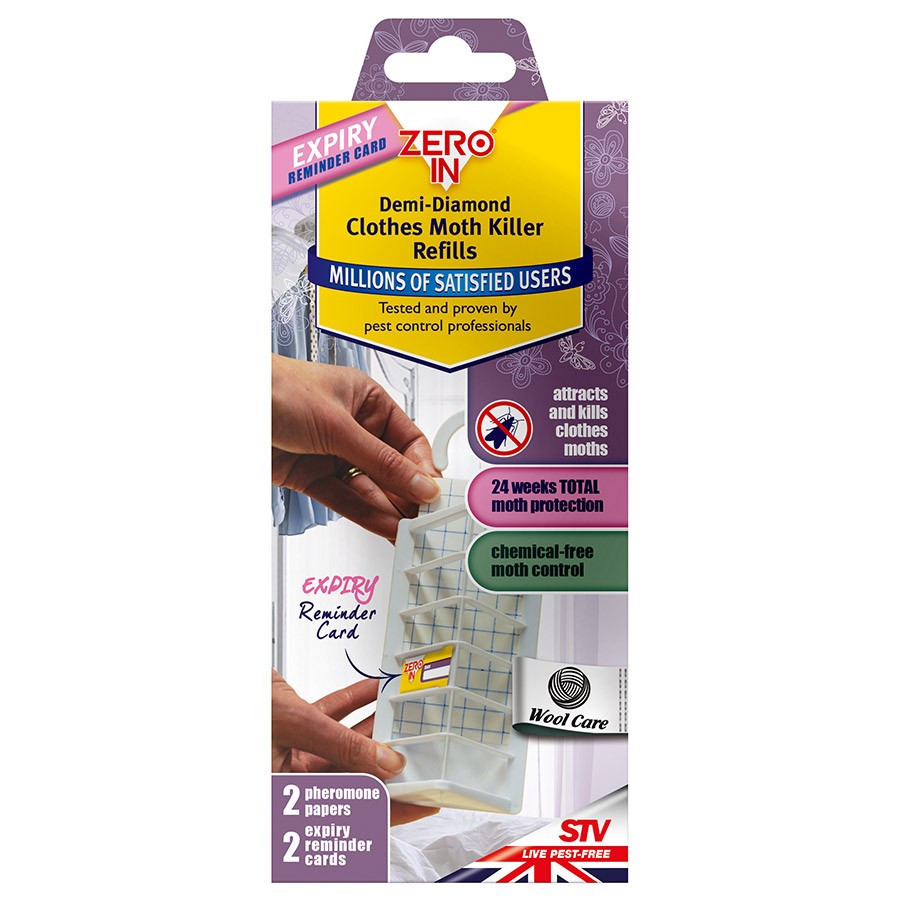ZERO IN DEMI-DIAMOND CLOTHES PAD REFILLS 2/PK