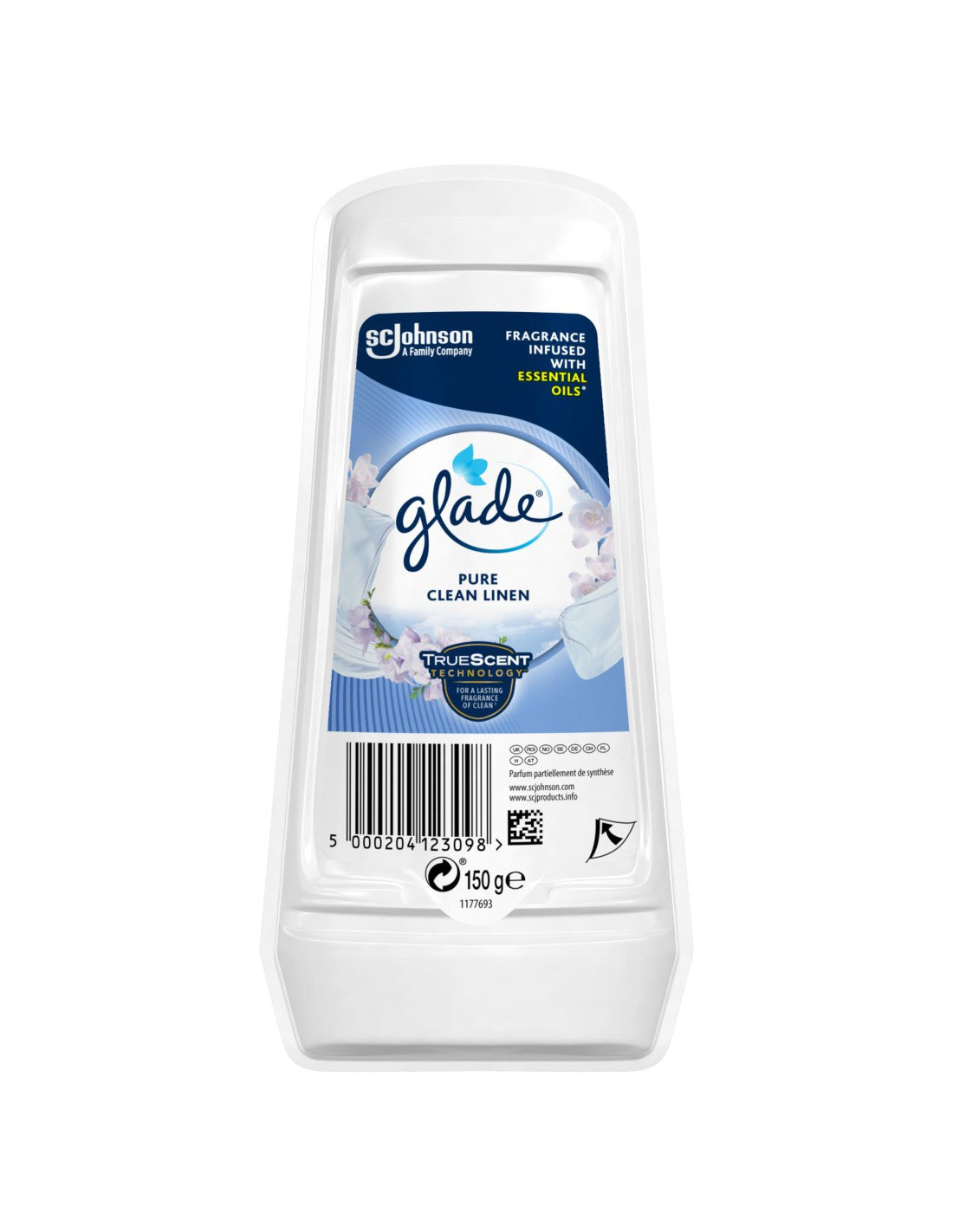 GLADE PURE CLEAN LINEN GEL FRESHENER 150G