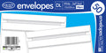 COUNTY DL WHITE SELF SEAL ENVELOPES 50/PK