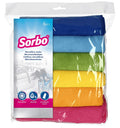 SORBO PACK OF 6 MICROFIBRE CLOTHES 40 X40 CM