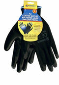 LARGE PU COATED GLOVES POLYESTER LINER SMOOTH FINISH