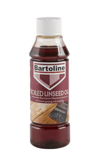 BARTOLINE BOILED LINSEED OIL PROTECT WOOD FROM DRYING 250ML