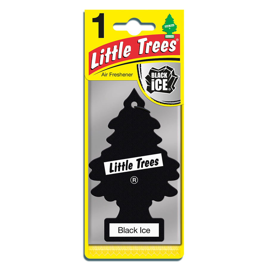 LITTLE TREES CAR AIR FRESHENER - BLACK ICE