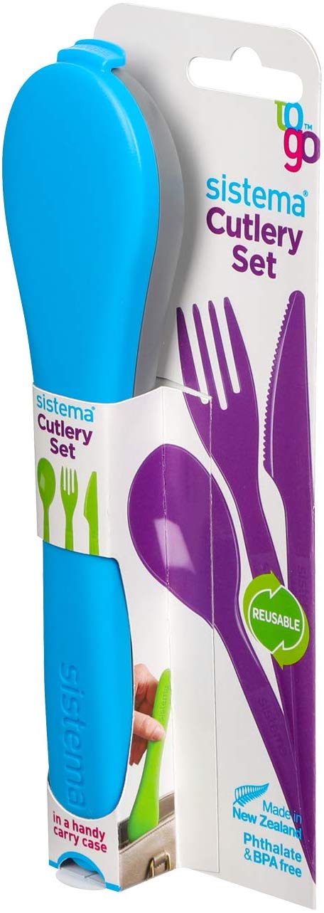 SISTEMA CUTLERY SET WITH CARRY CASE ASSORTED