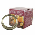 KILNER REPLACEMENT SCREW TOP PRESERVE JARS BANDS GOLD SET OF 6