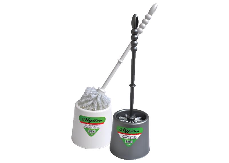 PLASTIC TOILET BRUSH WITH HOLDER