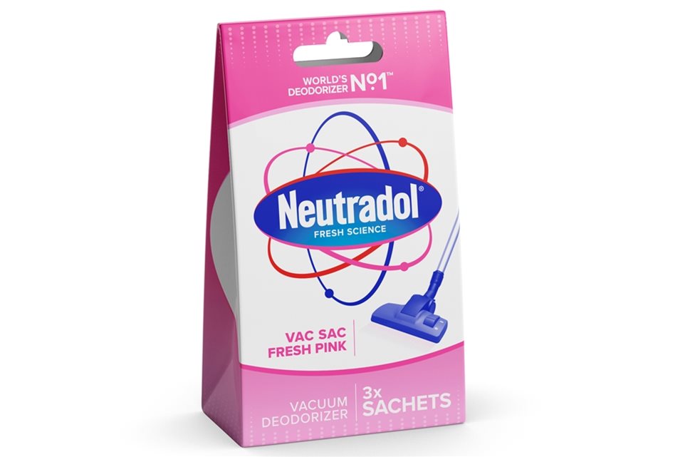 NEUTRADOL FRESH PINK VACUUM DEODORIZER SACHETS