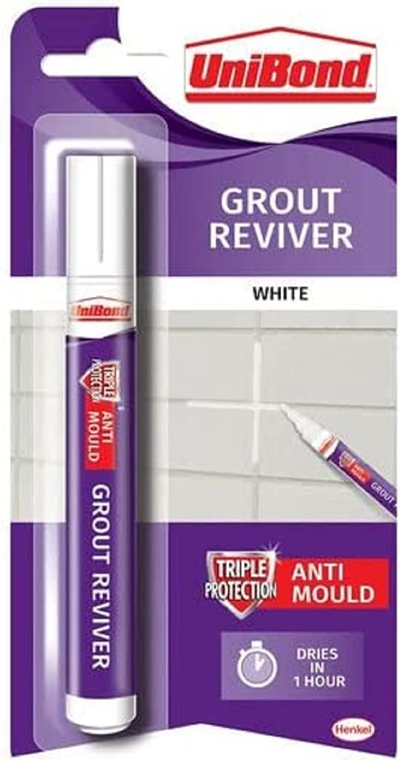 UNIBOND WHITE GROUT REVIVER PEN 7ML