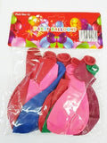 GSD MULTICOLOUR PARTY BALLOONS 12/PK