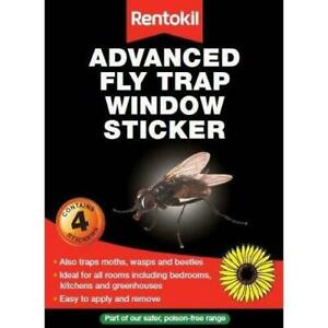 RENTOKIL WINDOW FLY TRAPS 4 PCS