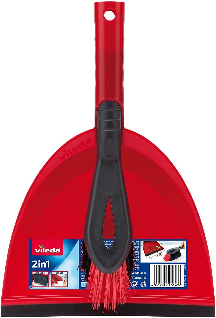 VILEDA DUST PAN & BRUSH SET