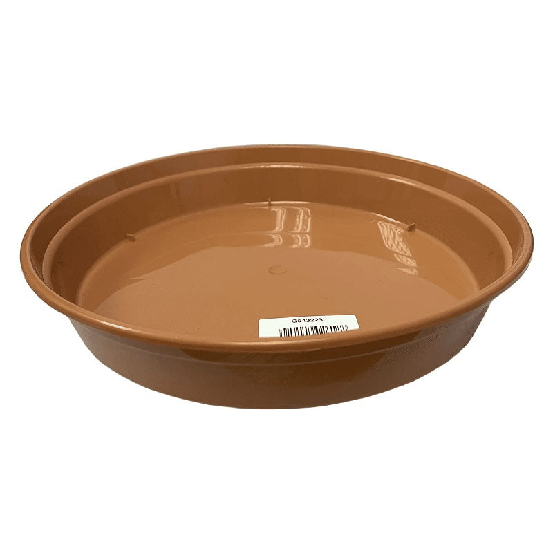 WHITEFURZE GARDEN POT SAUCER FOR 17.5 - 20CM POT - TERRACOTTA