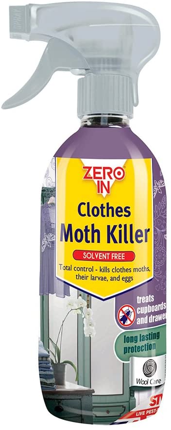 ZERO IN CLOTHES MOTH KILLER SPRAY 500ML