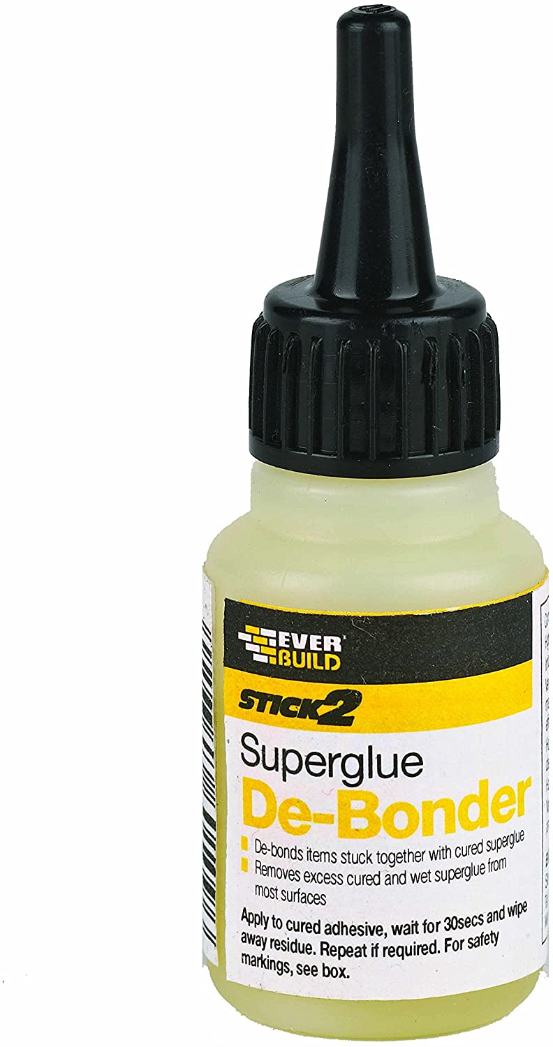 EVERBUILD STICK2 SUPERGLUE DE-BONDER 20ML CLEAR