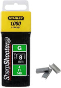 STANLEY 1-TRA705T 8MM HEAVY-DUTY STAPLE 1000 PIECES