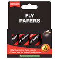 RENTOKIL PESTICIDE FREE FLY PAPERS 4/PK
