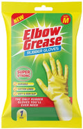 ELBOW GREASE RUBBER GLOVES MEDIUM 1 PAIR