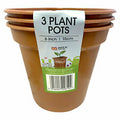 WHITEFURZE 15CM 6 INCH PLANTER GARDEN POT 3/PK