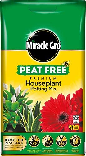 MIRACLE GRO PREMIUM HOUSEPLANT POTTING MIX 10L PEAT FREE COMPOST