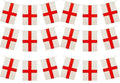 SHATCHI ENGLAND ST GEORGES BUNTING 20 FLAG 10M