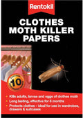 RENTOKIL PEST CONTROL MOTHKILLER STRIPS 10 PK