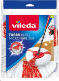 VILEDA EASYWRING AND CLEAN TURBO 2-IN-1 MICROFIBRE MOP REFILL HEAD
