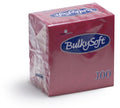 BULKY SOFT 2PLY 4 FOLD NAPKINS 33CM X 33CM 100/PK - BORDEAUX