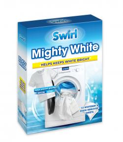 FABRIC MAGIC MIGHTY WHITE 12 WHITNER AND STAIN REMOVER SHEETS