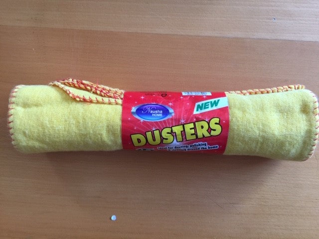 DLUX LARGE YELLOW DUSTERS PACK OF 10