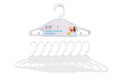 FIRST STEPS BABY CLOTHES HANGERS 8/PK - WHITE