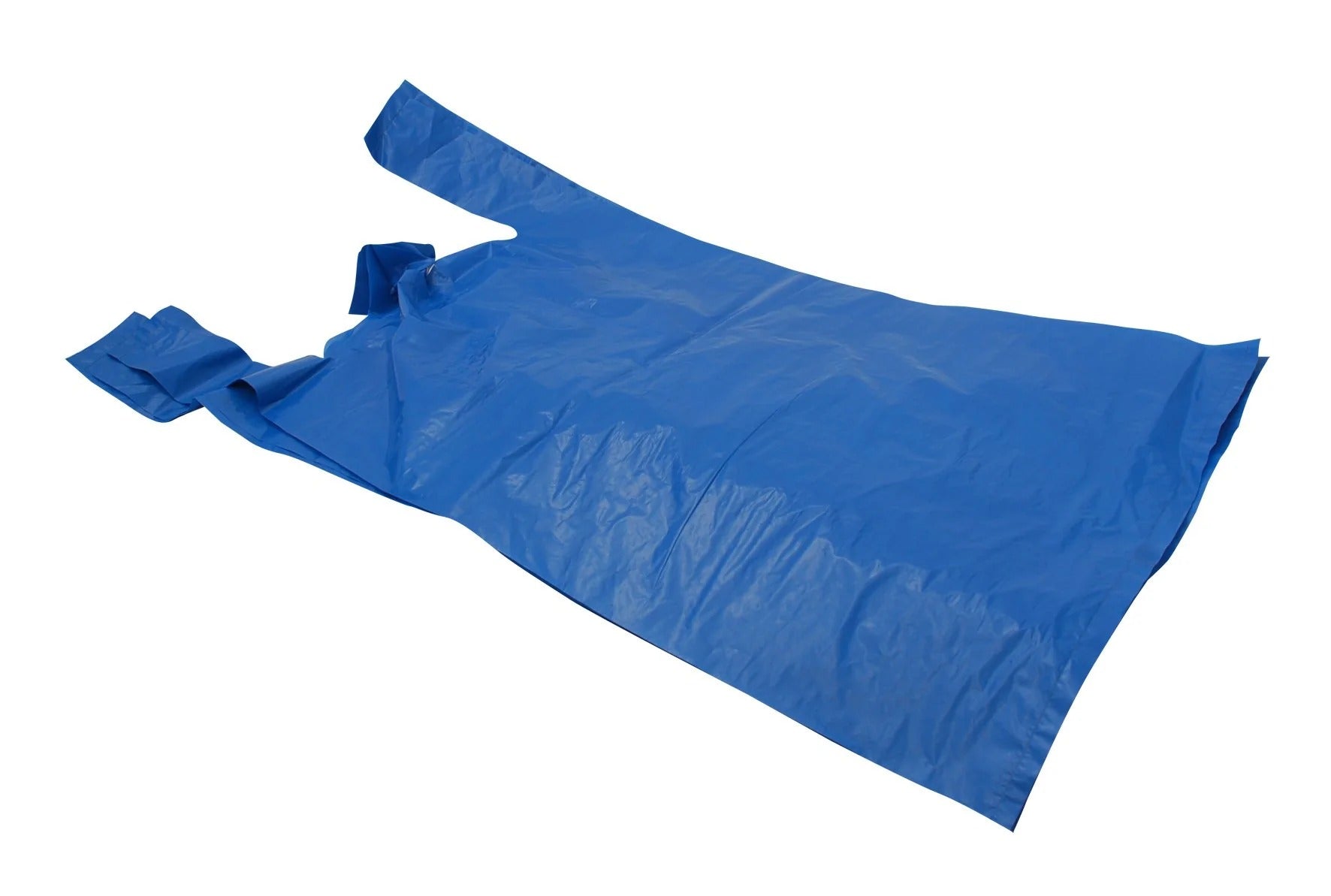 TIGER BLUE VEST CARRIER BAGS 12"X18"X24" 100/PK APPX
