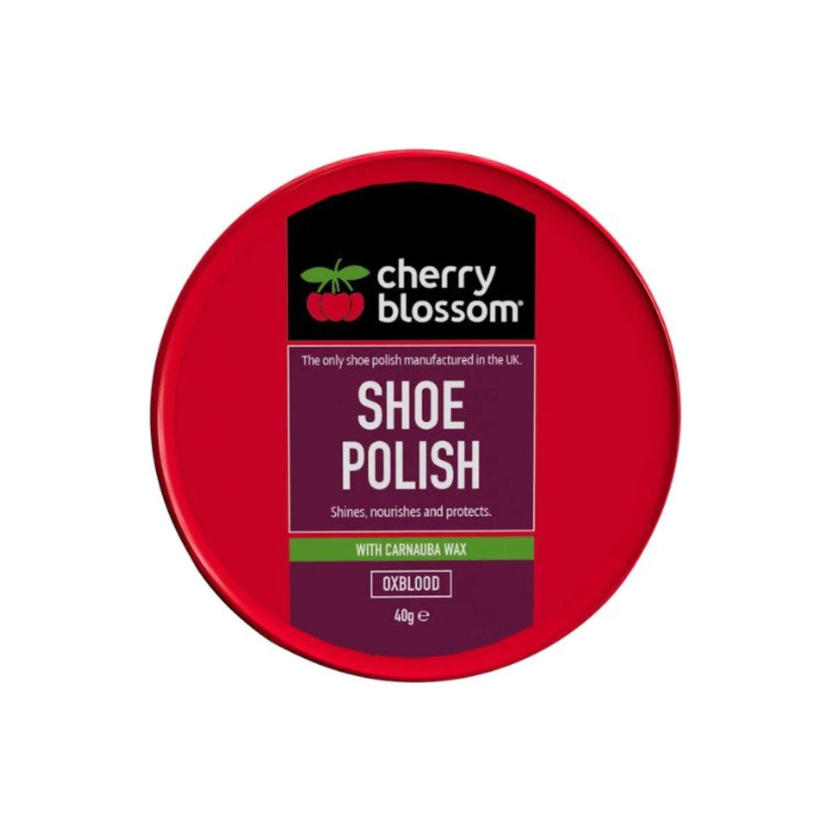 CHERRY BLOSSOM OXBLOOD SHOE POLISH 40G