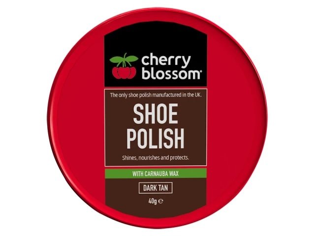 CHERRY BLOSSOM DARK TAN SHOE POLISH 40G