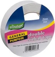 ULTRATAPE DOUBLE SIDED TAPE 25MM X 33M