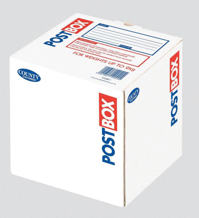 COUNTY CUBE / SQUARE POST MAILING BOX 150MM X 150MM X 150MM
