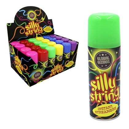 GLOBAL GIZMOS PARTY SILLY STRING SPRAY 250ML