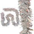 MISTER TINSEL CHRISTMAS DECORATTION VALUE SILVER TINSEL 2M X 100MM