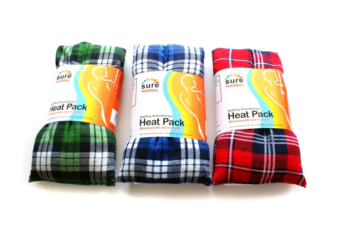 SURE AROMATHERAPY MICROWAVE TARTAN THERMAL HEAT PACK