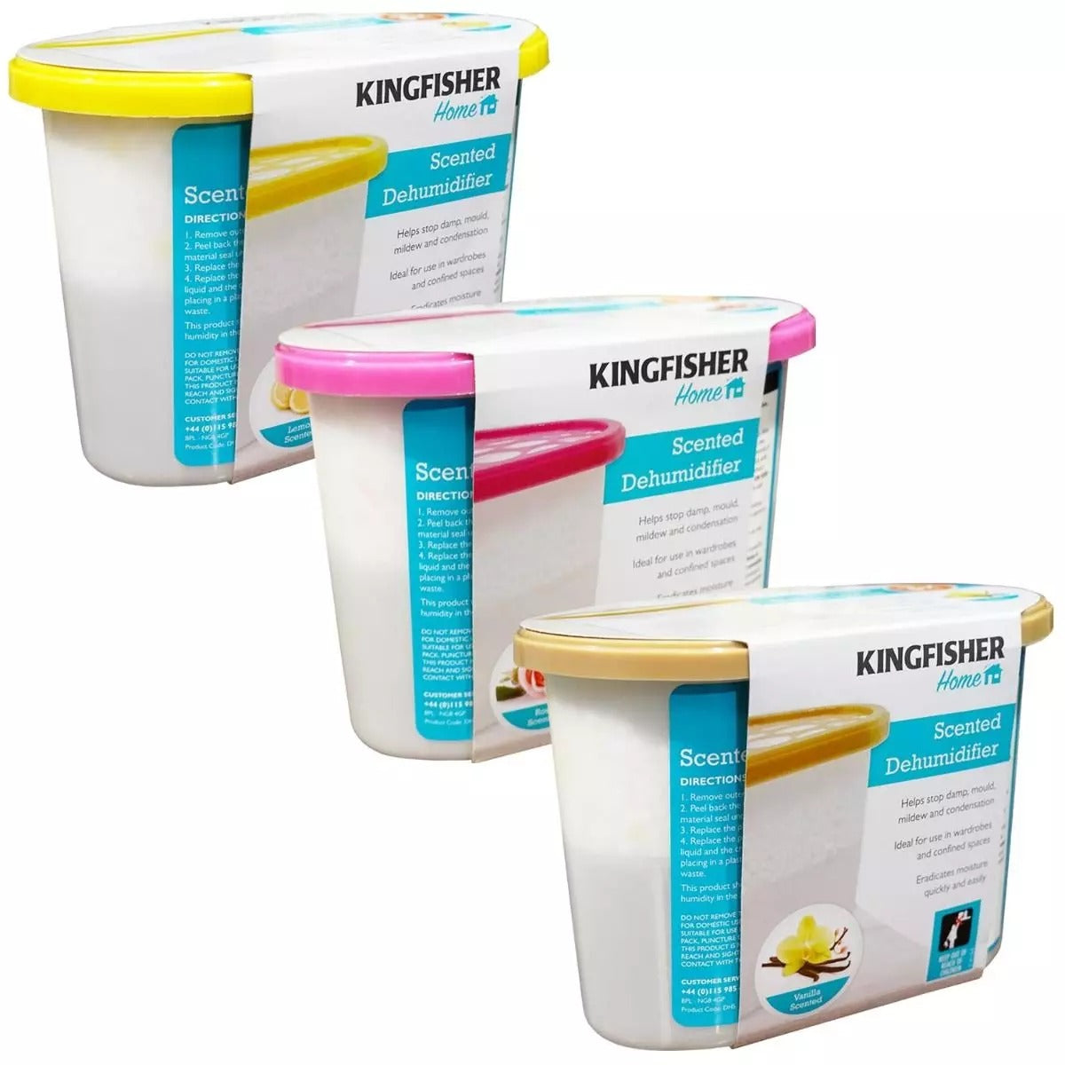 KINGFISHER ASSORTED SCENTED DEHUMIDIFIER ** ONE PIECE SUPPLY **