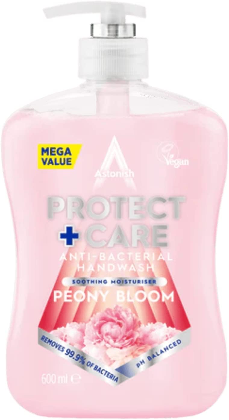 ASTONISH ANTI BACTERIAL PEONY BLOOM HANDWASH 600ML
