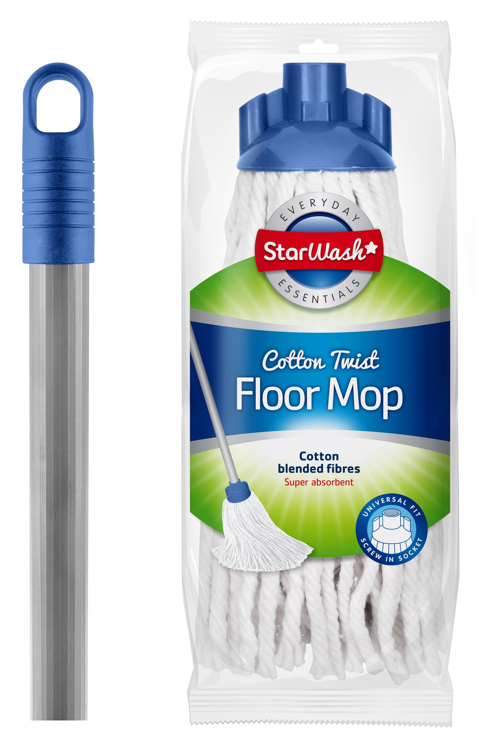 STARWASH COTTON MOP WITH HANDLE