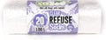 ECO 360 CLEAR REFUSE SACK BIN BAG 100L 20/PK