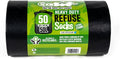 ECO BAG HEAVY DUTY REFUSE SACKS BIN BAG 50L 50/PK