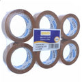 HUL BROWN PACKING BUFF TAPE 48MM X 80M 6/PK