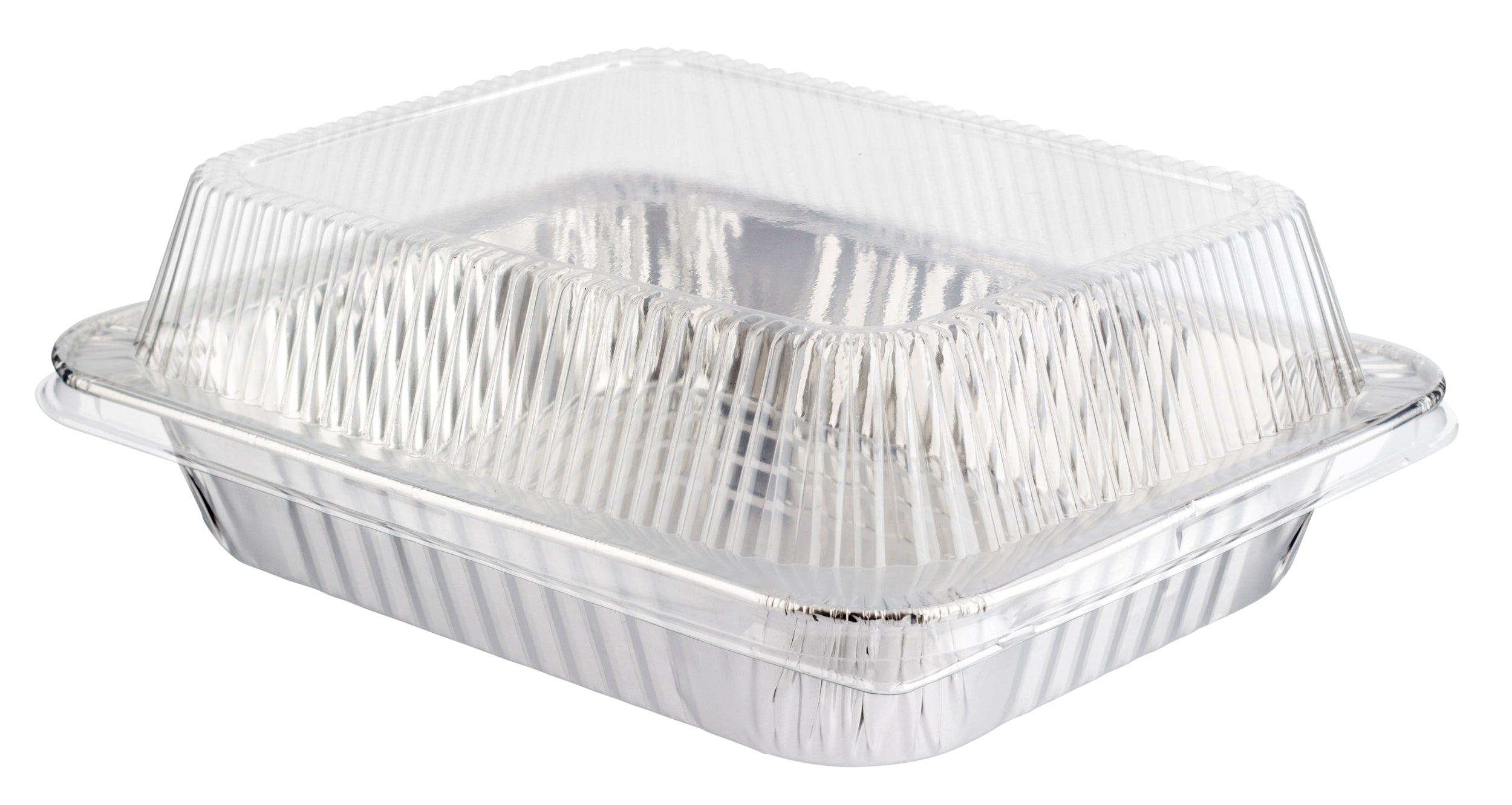 FOUR SEASONS SERVING FOIL DISH WITH LID 336MM X 271MM X 65MM (DEEP)