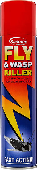SANMEX FLY & WASP KILLER SPRAY 300ML