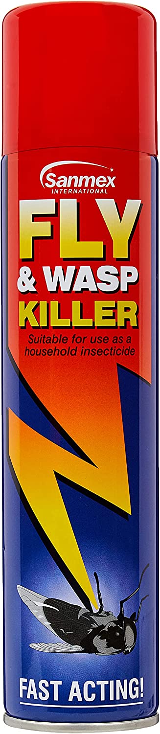 SANMEX FLY & WASP KILLER SPRAY 300ML